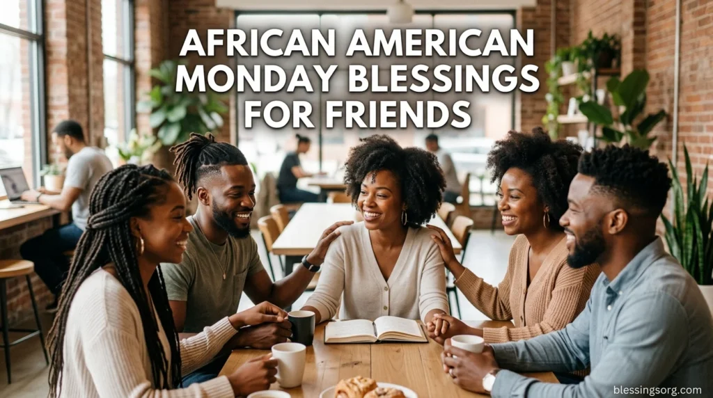 African American Monday Blessings for Friends