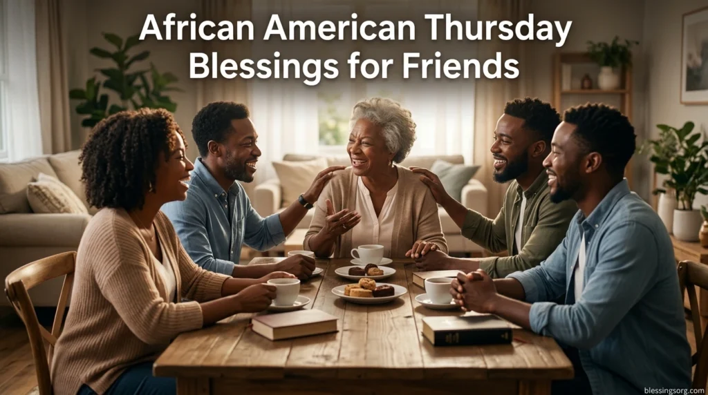 African American Thursday Blessings for Friends
