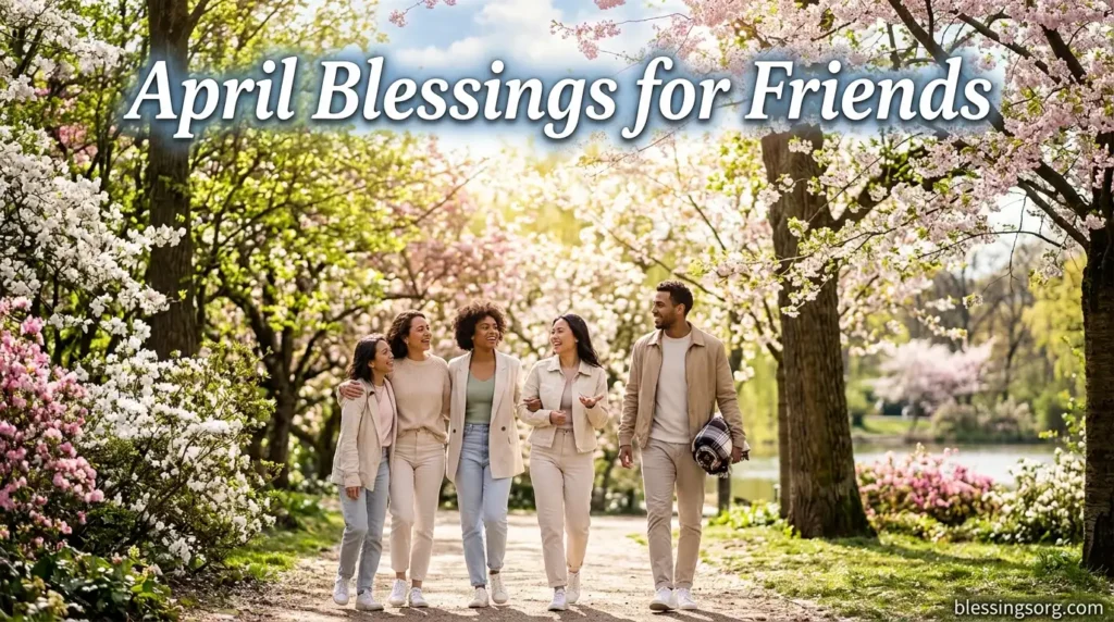 April Blessings for Friends