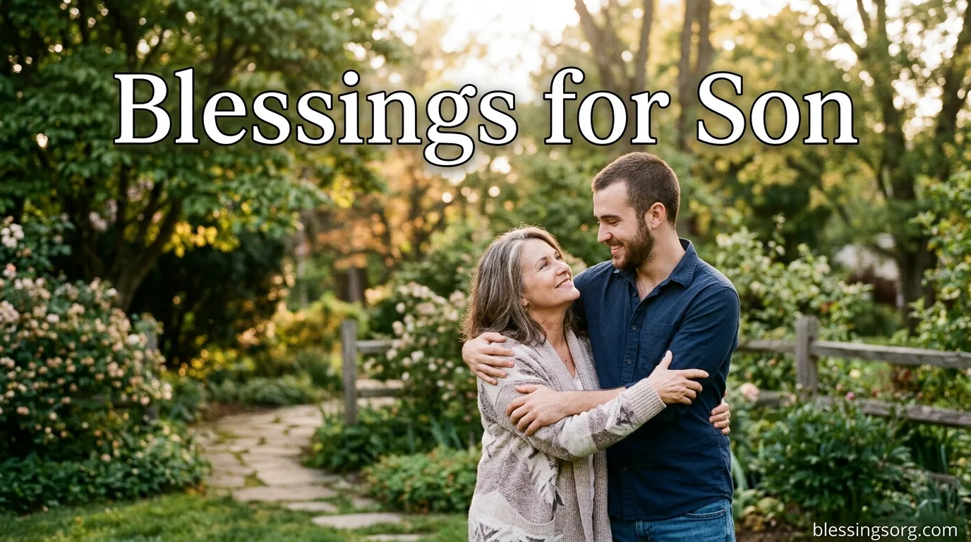 Blessings for Son