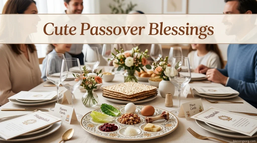 Cute Passover Blessings