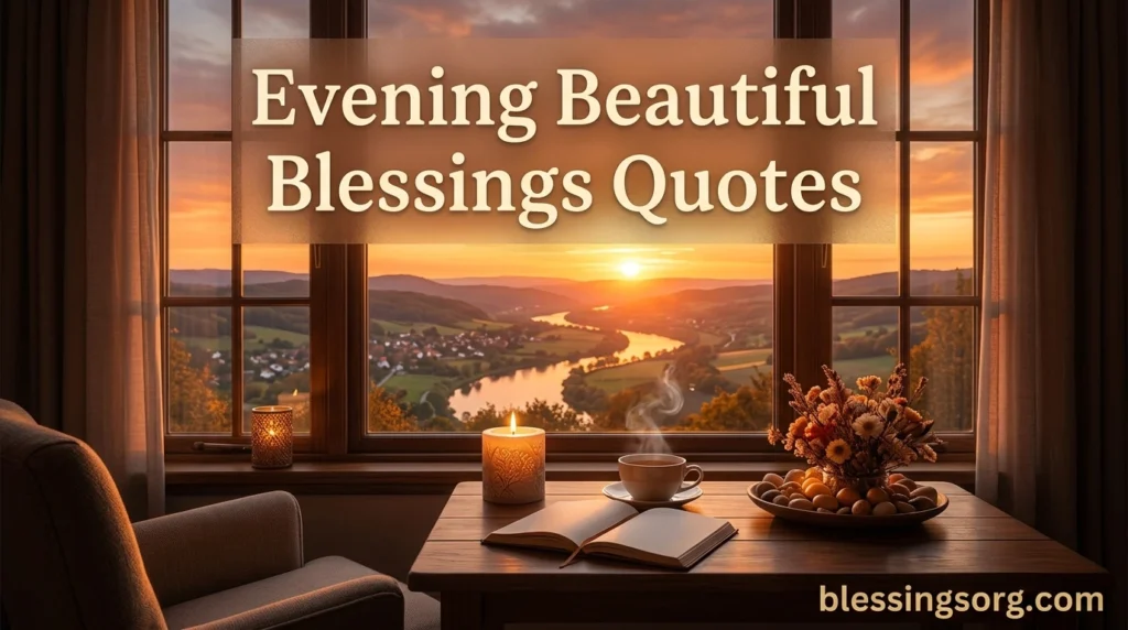 Evening Beautiful Blessings Quotes