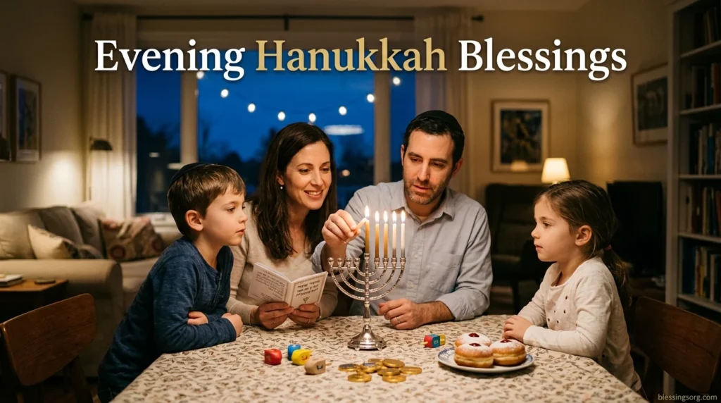 Evening Hanukkah Blessings