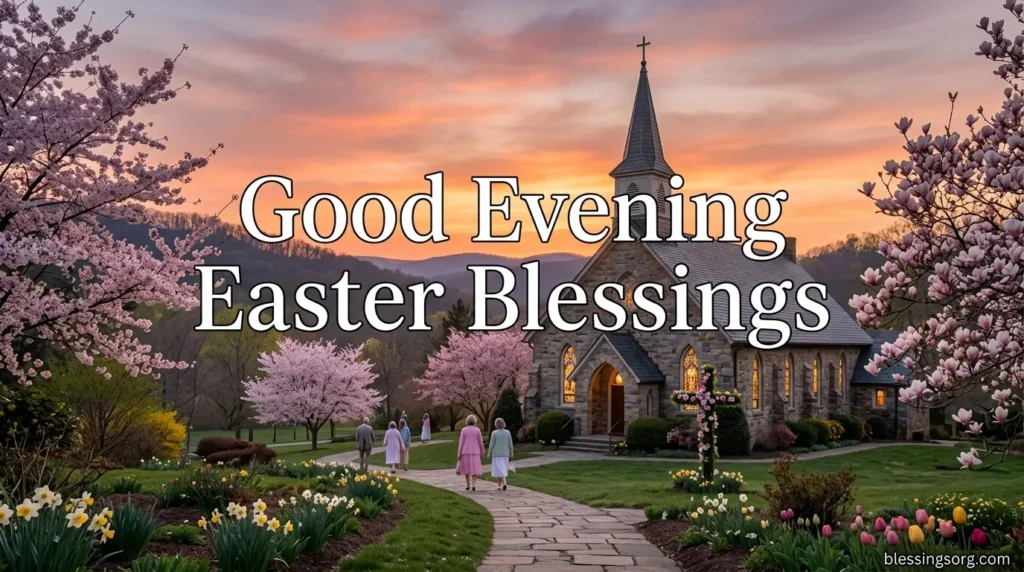 Good Evening Easter Blessings