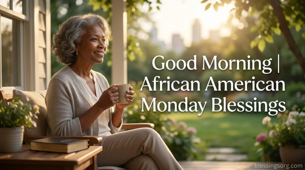 Good Morning African American Monday Blessings