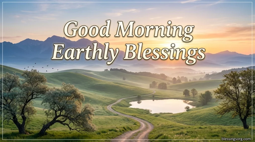 Good Morning Earthly Blessings
