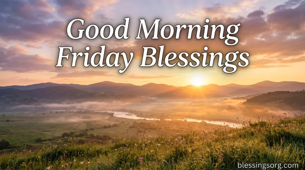 Good Morning Friday Blessings