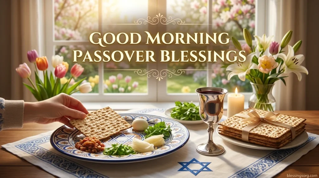 Good Morning Passover Blessings