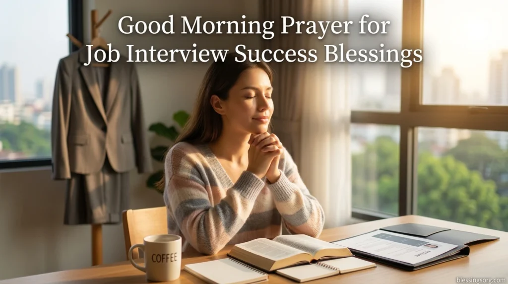Good Morning Prayer for Job Interview Success Blessings