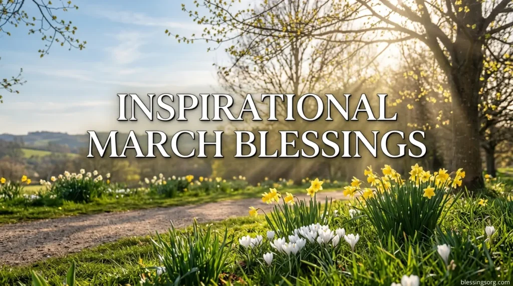 Inspirational March Blessings