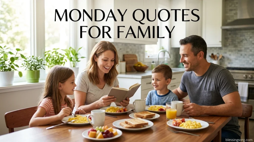Monday Quotes for Family