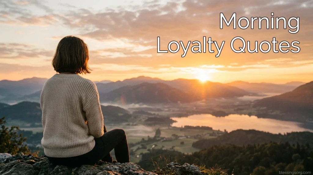 Morning Loyalty Quotes