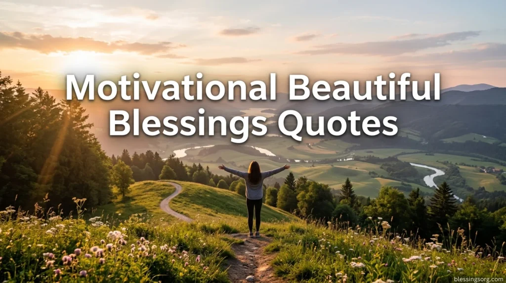 Motivational Beautiful Blessings Quotes