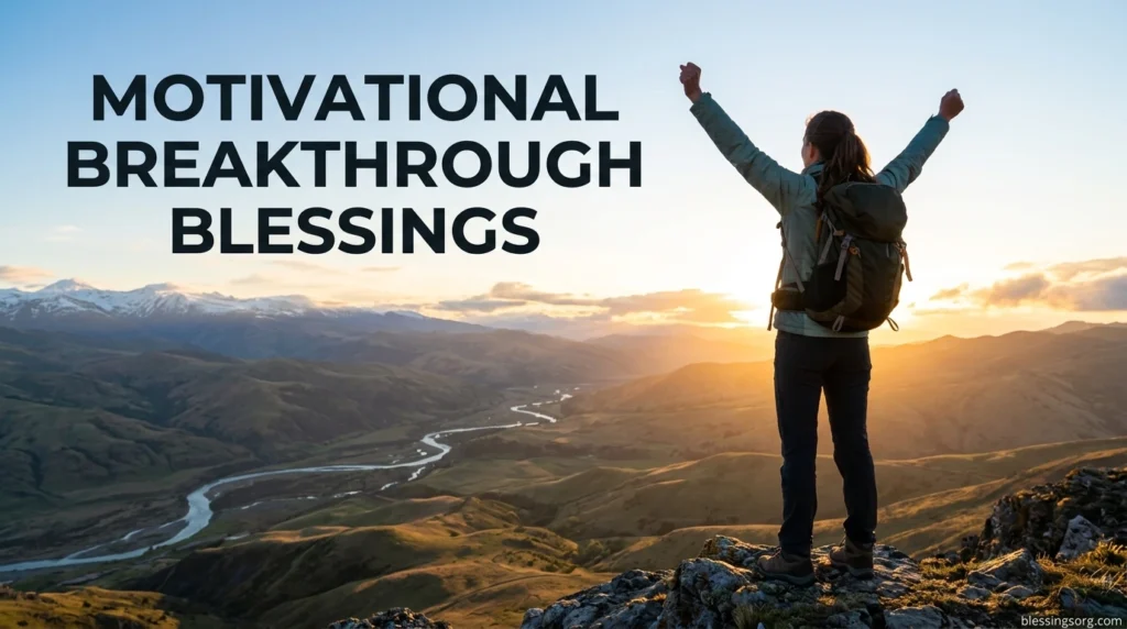 Motivational Breakthrough Blessings