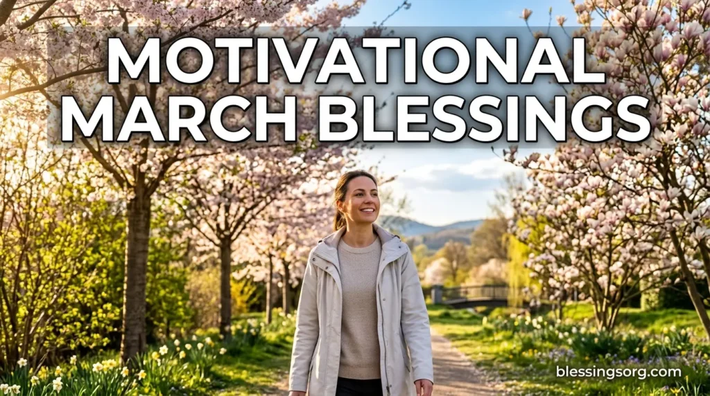Motivational March Blessings