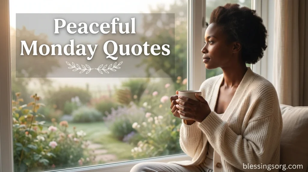 Peaceful Monday Quotes