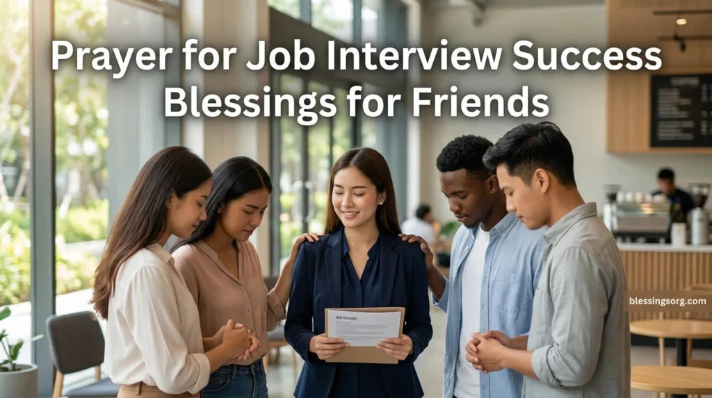 Prayer for Job Interview Success Blessings for Friends