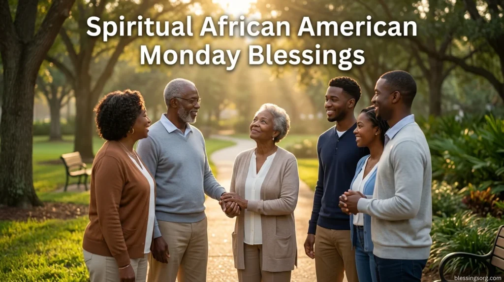 Spiritual African American Monday Blessings