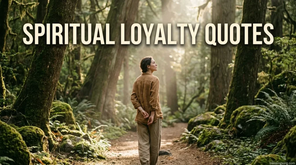 Spiritual Loyalty Quotes