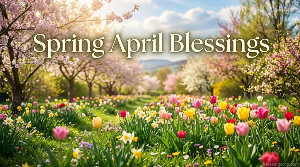 Spring April Blessings