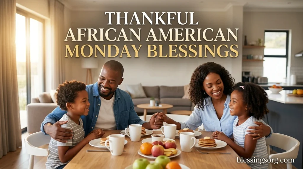 Thankful African American Monday Blessings