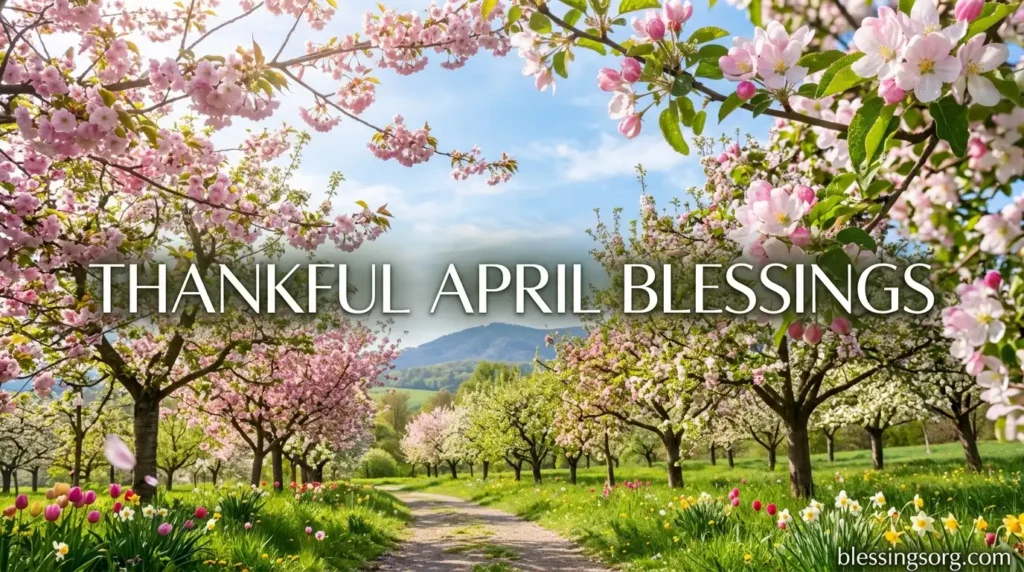 Thankful April Blessings