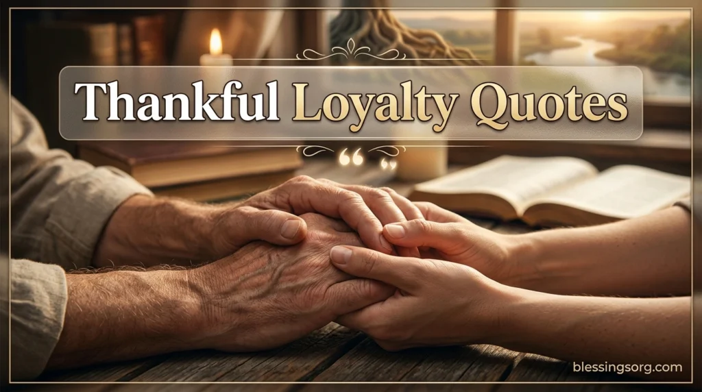 Thankful Loyalty Quotes