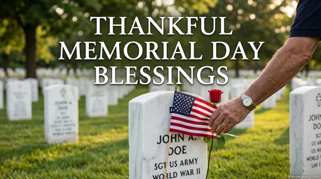 Thankful Memorial Day Blessings