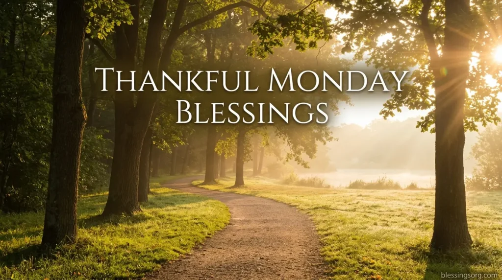Thankful Monday Blessings