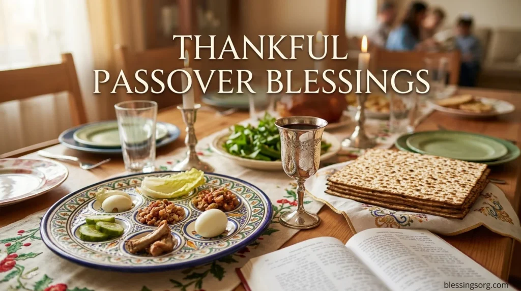 Thankful Passover Blessings
