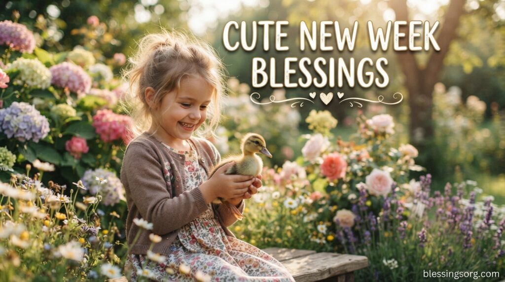 Cute New Week Blessings