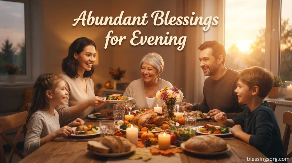 Abundant Blessings for Evening
