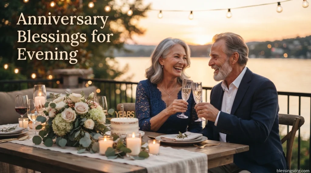 Anniversary Blessings for Evening