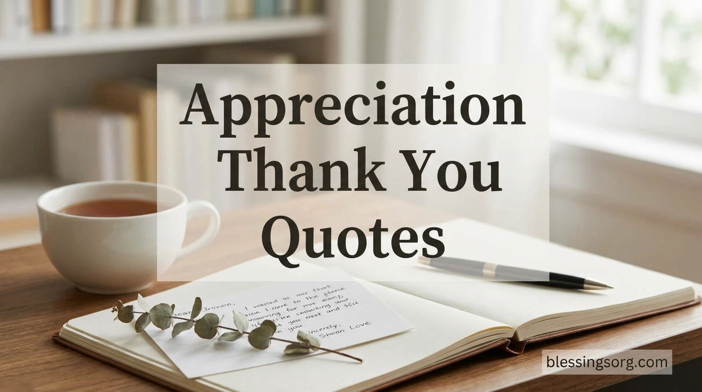 Appreciation Thank You Quotes