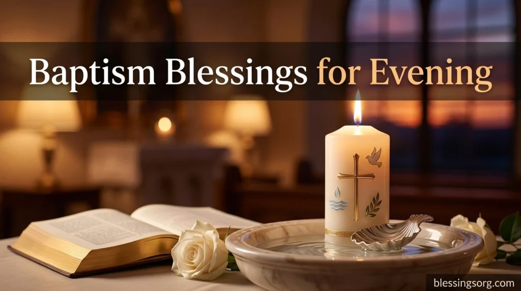 Baptism Blessings for Evening