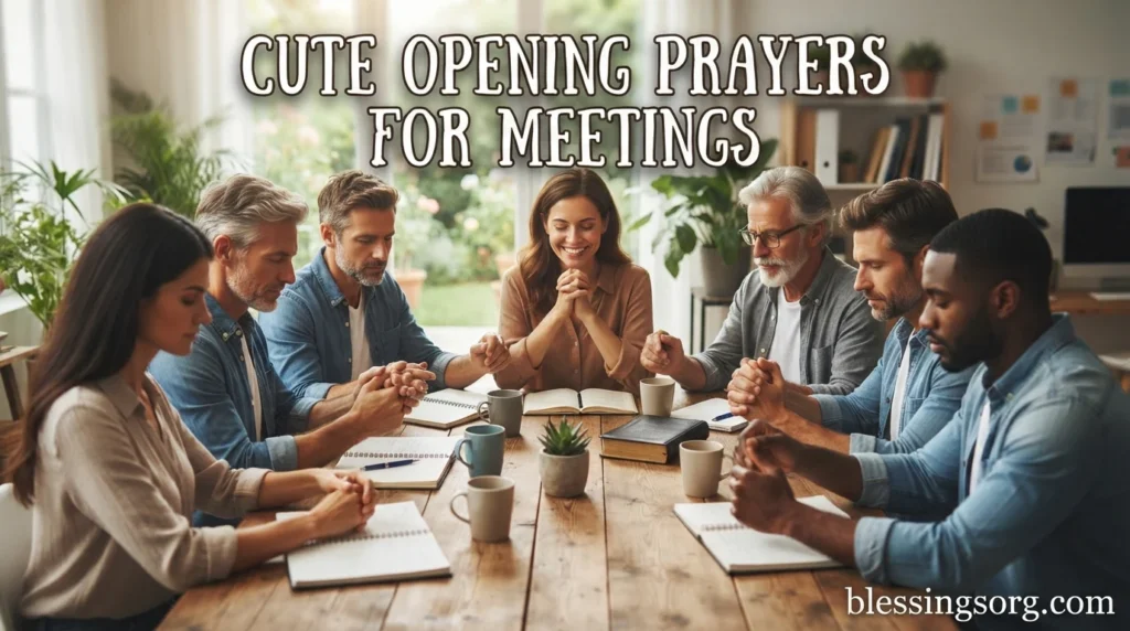 Cute Opening Prayers for Meetings