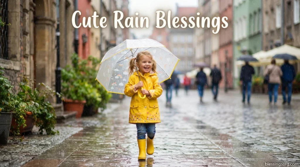 Cute Rain Blessings