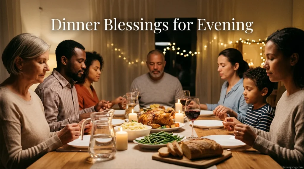 Dinner Blessings for Evening