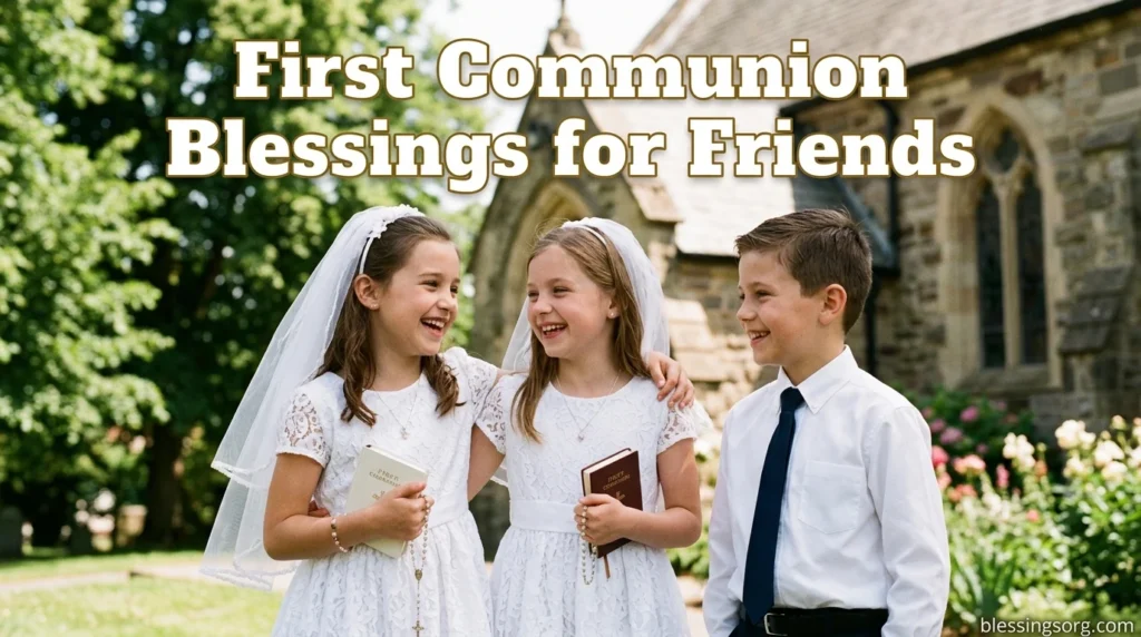 First Communion Blessings for Friends