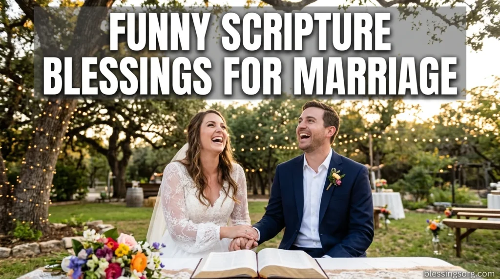Funny Scripture Blessings for Marriage