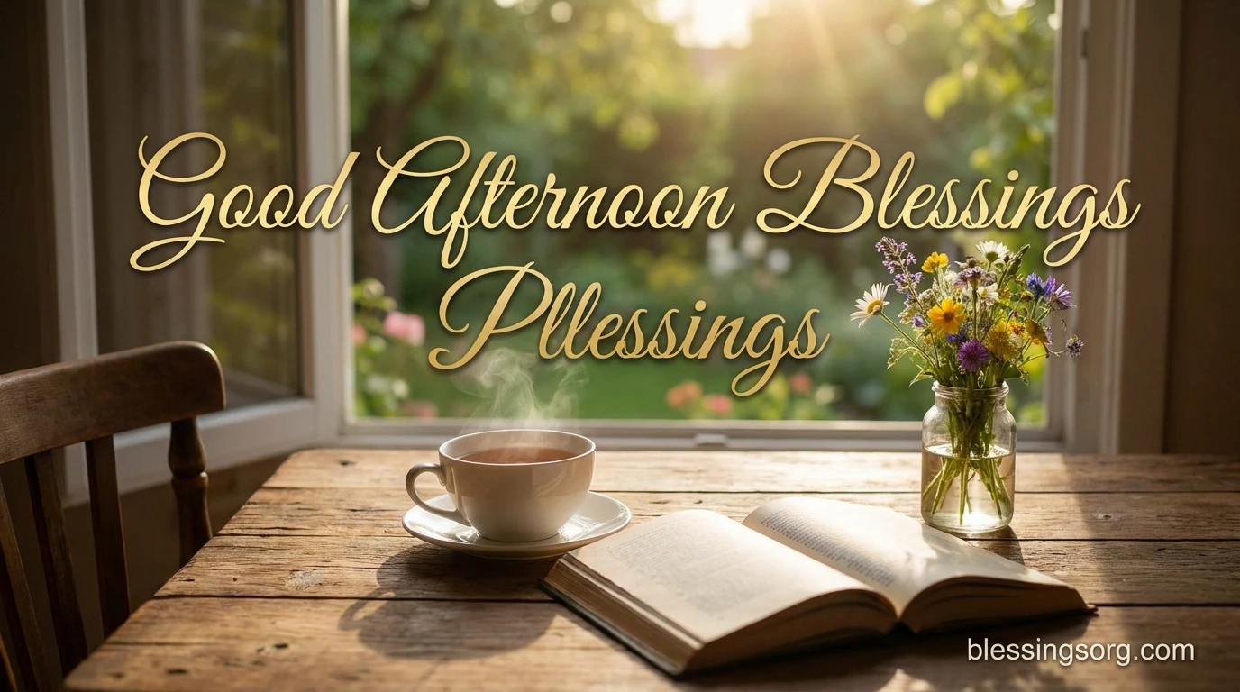 Good Afternoon Blessings