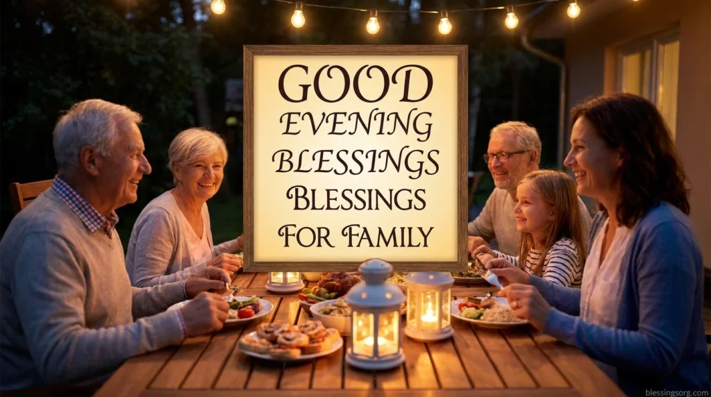 Good Evening Blessings for Family