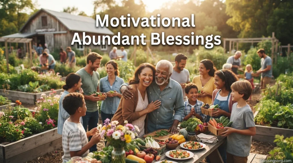 Motivational Abundant Blessings