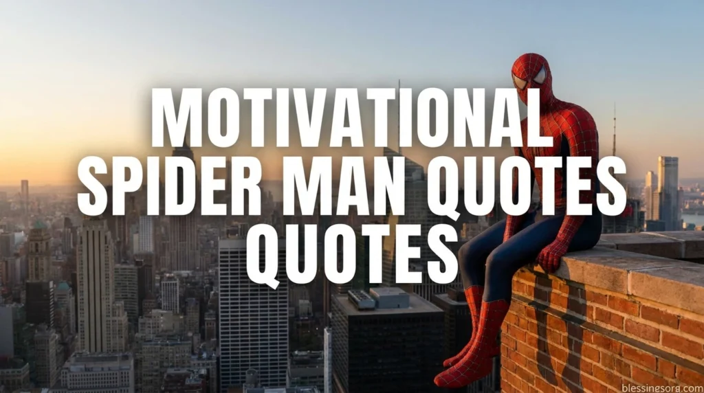 Motivational Spider Man Quotes