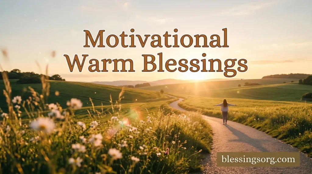 Motivational Warm Blessings