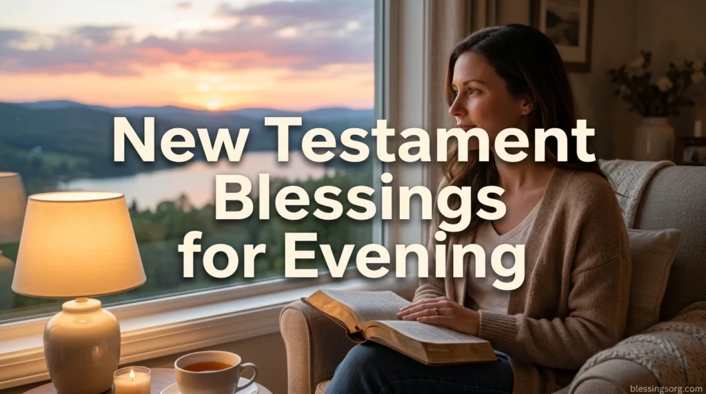 New Testament Blessings for Evening