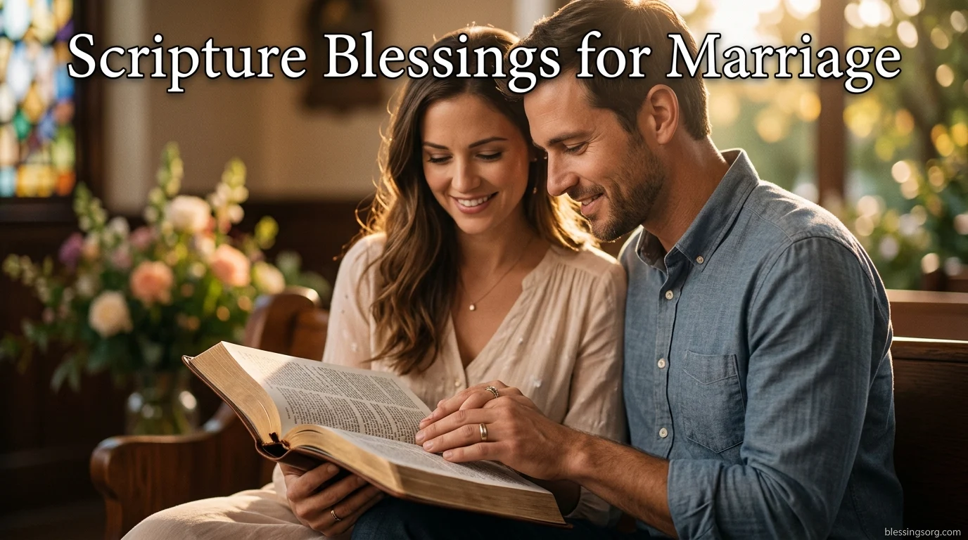 Scripture Blessings for Marriage