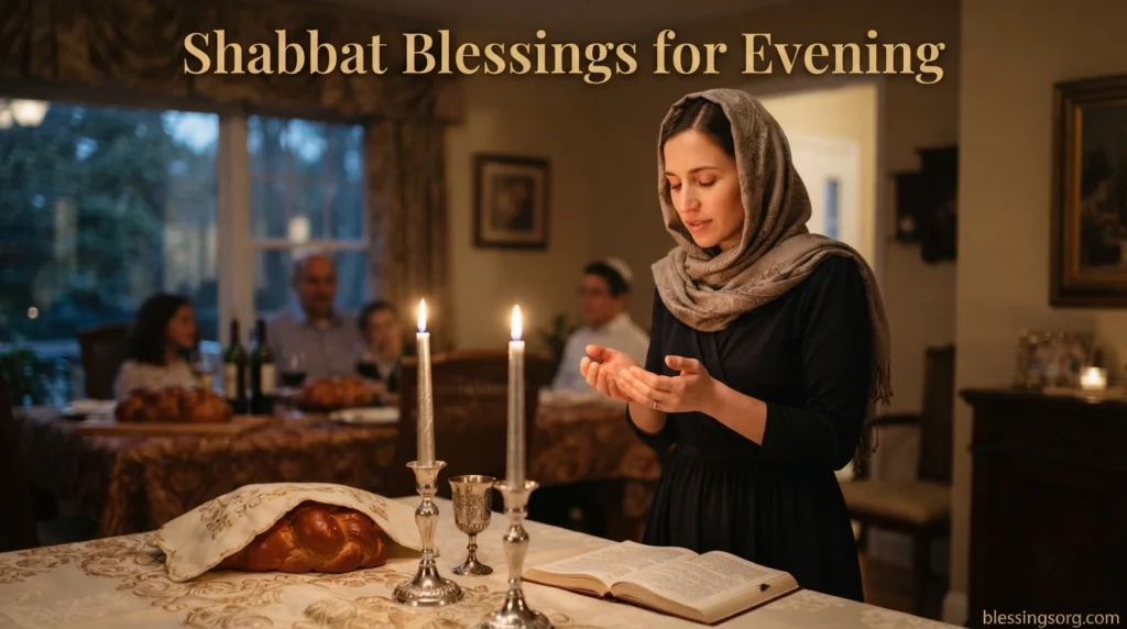 Shabbat Blessings for Evening