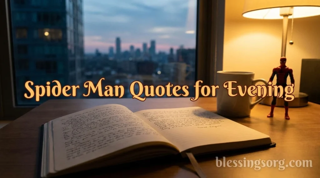 Spider Man Quotes for Evening