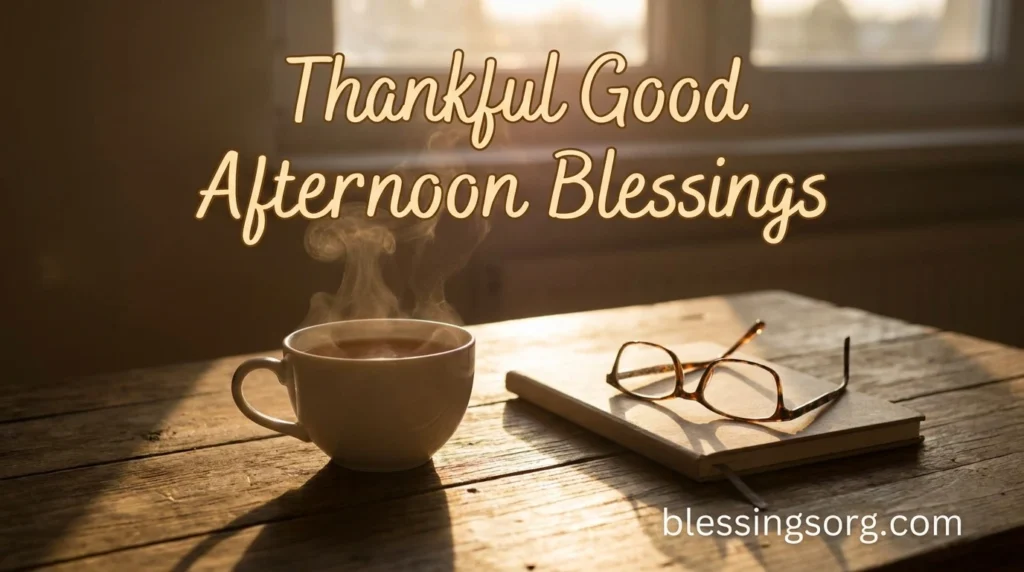 Thankful Good Afternoon Blessings